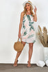 Blooming Print Sleeveless Dress